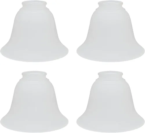 Vista 13 de Aspen Creative 23030-4 Pantalla de Vidrio para Ventilador de Techo Transicional de Alabastro en Forma de Campana con Accesorio de 2-1/8", 4-3/4