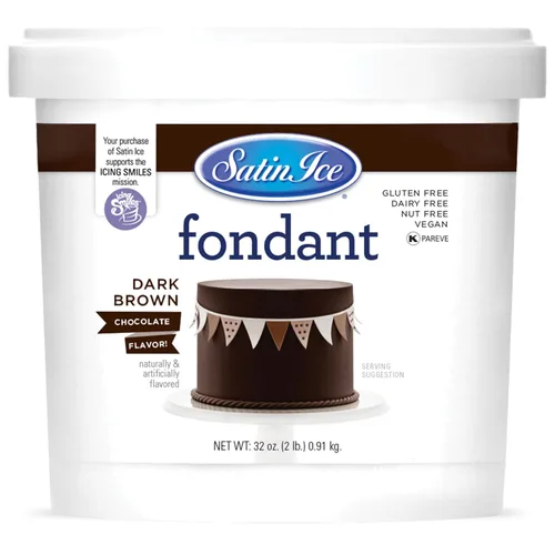 Vista 35 de Satin Ice - Fondant de café moca y menta Blanco