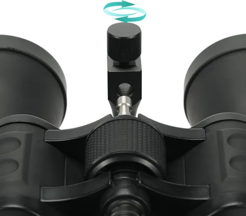 Vista 3 de Adaptador de trípode binocular con rosca de 1/4-20 pulgadas, adaptador de liberación rápida para fijar prismáticos a un trípode de montaje