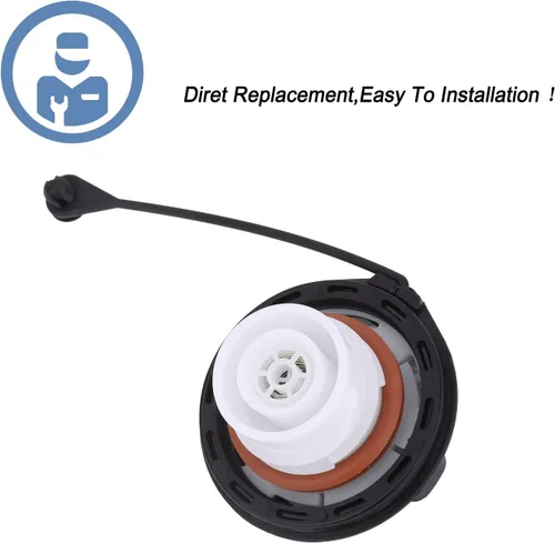Vista 3 de Tapa de llenado del depósito de combustible, tapa de gasolina compatible con Ford F250 F350 F450 F550 Super Duty 2004-2007, Ford F150 2005-2011