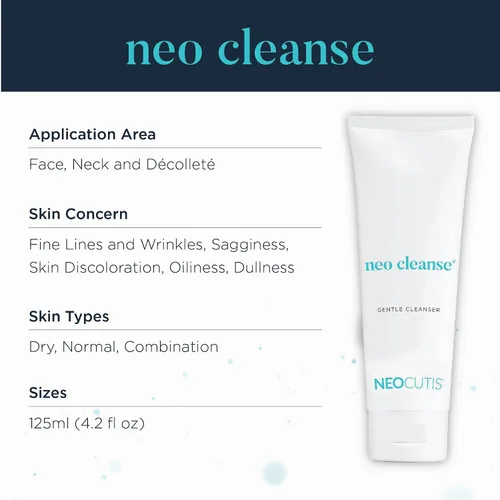Vista 3 de Neocutis Neo Cleanse - Limpiador suave para la piel - Gel de glicerina - 4.2 fl oz