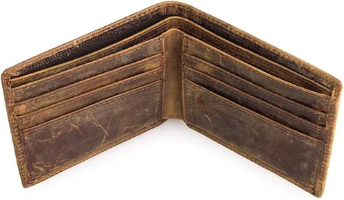 Vista 4 de HRS Carteras de cuero genuino para hombre Crocodiile Crocodiile