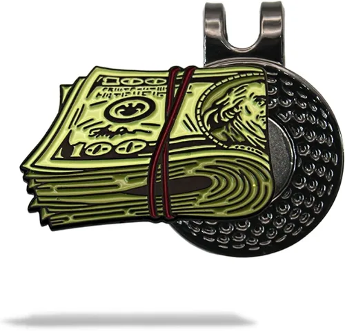 Vista 46 de MULLIGAN HOOLIGAN® Marcador de pelota de golf + clip magnético para sombrero Esmalte de alta calidad Regalo divertido para los amantes del golf