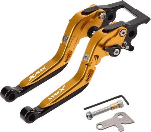 Vista 24 de Palanca de freno de embrague plegable ajustable para Xmax 125 250 300 400 XMAX250 XMAX300 2018 2023 (color : 7)
