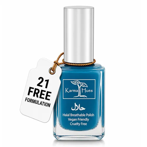 Vista 7 de Karma Naturals - Esmalte de uñas Halal certificado – transpirable y permeable al agua, apto para Wudu (Aabidah)