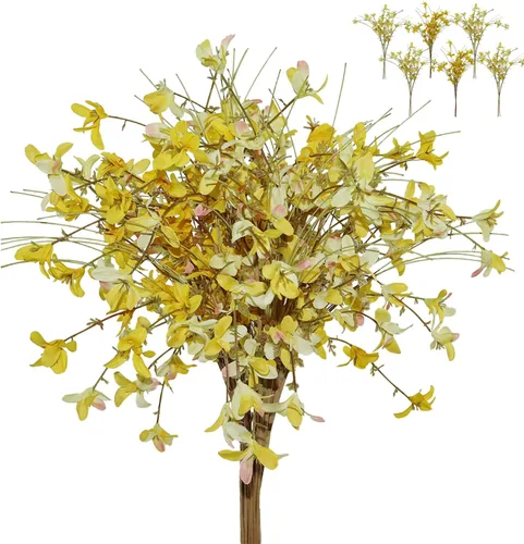 Vista 8 de 24 piezas rústicas de 16 pulgadas, decoración rústica de primavera y otoño para manualidades o jarrones, centros de mesa de boda, ramos