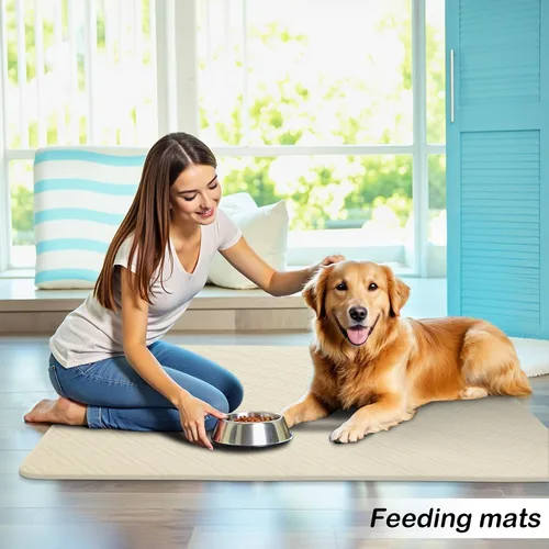 Vista 4 de hyha Manta impermeable para perros, funda suave para cama de perro, mantas para mascotas, funda impermeable para sofá y sillón para perros lavable