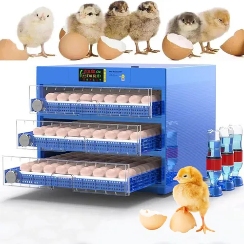 Vista 12 de 56-392 Egg Incubator with Automatic Egg Turning and Water Filling, Humidity Control Temperature Incubator for Hatching Chicken, Duck, Goose and Bird