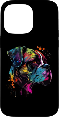 Vista 21 de Boxer Dog Lovers Pop Art Design Cute Boxer Dog Case for iPhone 16