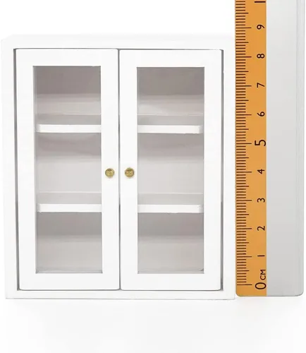 Vista 6 de Odoria 1/12 Mueble superior de cocina en miniatura Accesorios para muebles de casa de muñecas