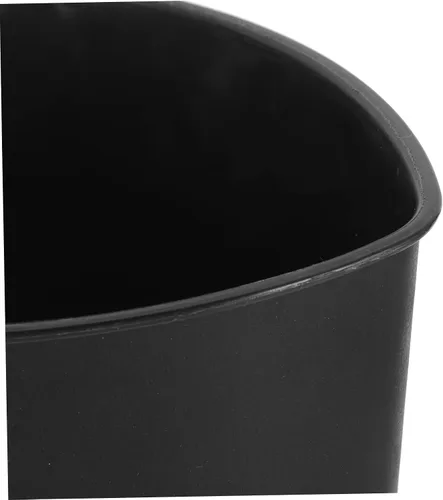 Vista 3 de Florero de plástico, negro, 20 oz