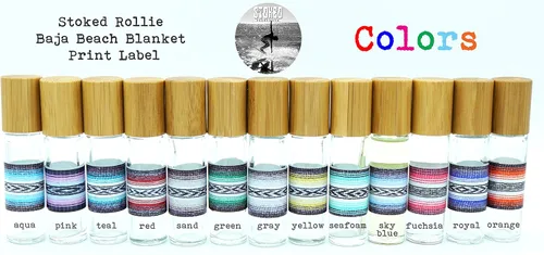 Vista 3 de Stoked Rollie COCO MANGO TANGO ~ Aceite de perfume roll-on sin ftalatos, sin alcohol, hidratante, unisex, surfista, surfista, boho, aceite corporal