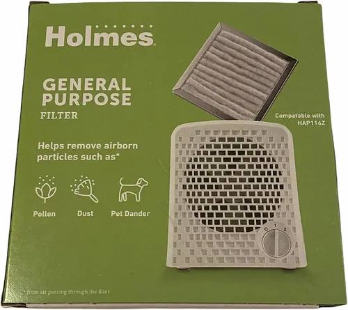 Vista 2 de HOLMES Filtro de repuesto para agarrador de olores, filtro de repuesto para purificador de aire para HAPF115-U8W-2