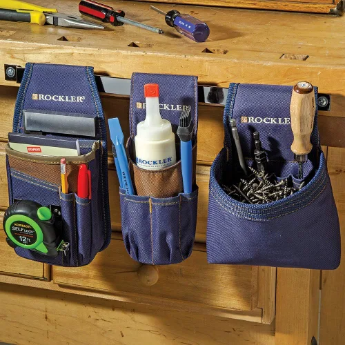 Vista 5 de Funda para herramientas de medición con clip de cinturón para carpinteros – Organizador de herramientas para carpinteros – Herramientas y accesorios