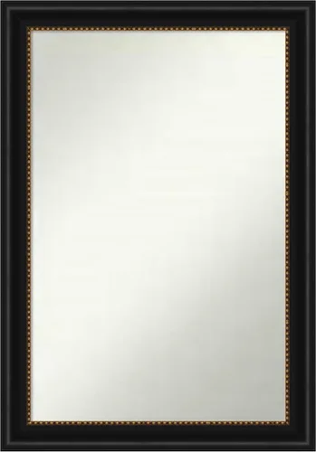 Vista 143 de Amanti Art Espejo personalizado, gran espejo de baño estrecho, espejo de pared o espejo de tocador de baño sobre el fregadero (24 x 24 pulgadas)