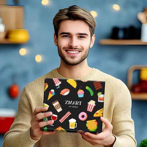 Vista 3 de Zmart if You Can Read This - Popcorn Pickle Bacon Avocado Sushi Pizza Socks Gifts for Men