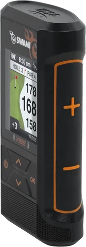 Vista 4 de Swami Vibe Golf GPS - Combo de altavoz Bluetooth GPS para golf, color lima Naranja