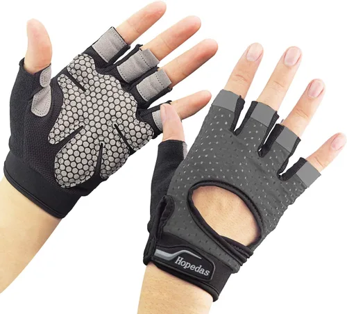 Vista 9 de Workout Gloves Weight Lifting Gloves Palm Support Protection for Men Women, Exercise Gloves Sports for Training, Fitness, Gym