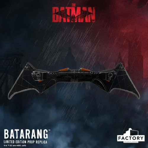 Vista 10 de Factory Entertainment La réplica de Batman Batarang Edición Limitada