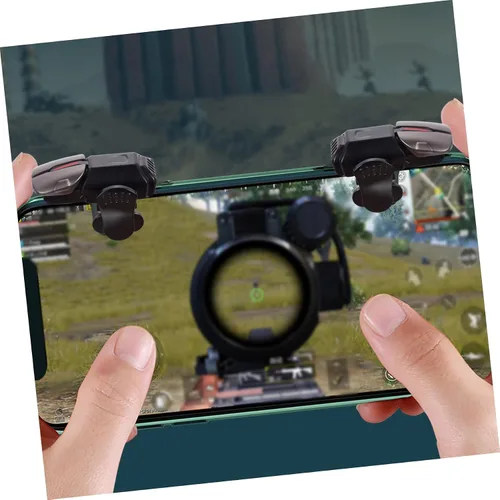 Vista 3 de 1pair Game Controller Trigger Compact Sturdy Mobile Game Triggers Compatibility for Enhanced Gaming Experience Lightweight Easy to Install for All