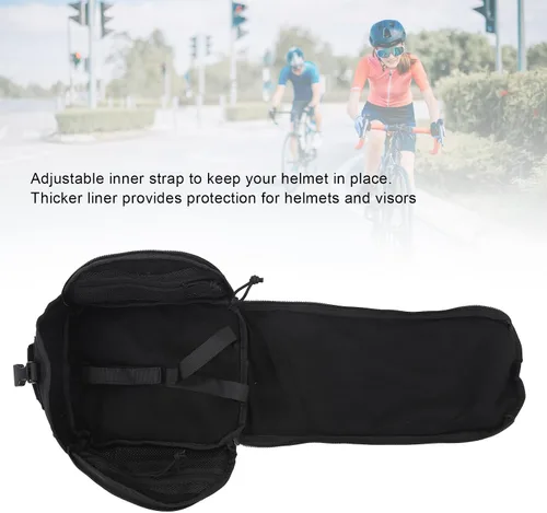 Vista 7 de Camping Helmet Bag Adjustable Helmet Storage Bag for Canvas Scratch Prevention for Hard Helmets