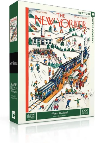 Vista 10 de Nueva York Puzzle Company – New Yorker Baby It 's cold outside – rompecabezas de 1000 piezas. Baby It's Cold Outside 1000 Pieza