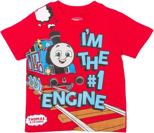 Vista 2 de Thomas & Friends Thomas The Train - Paquete de 3 camisetas gráficas de manga corta