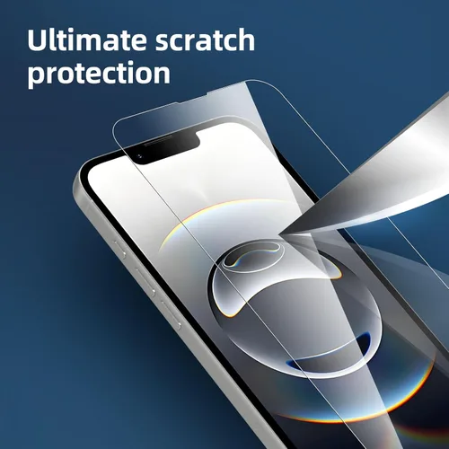 Vista 84 de NEW'C Paquete de 3 protectores de pantalla de privacidad para iPhone Air/iPhone 17 Air (6.5 pulgadas), película de vidrio templado antiespía