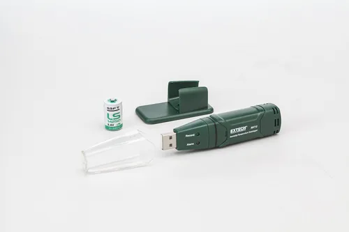Vista 6 de Extech RHT10 - Registrador de datos USB de humedad y temperatura con memoria de 16.000 puntos de datos, punto de rocío, sello de hora/fecha