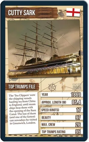 Vista 4 de Juego de cartas Ships Top Trumps