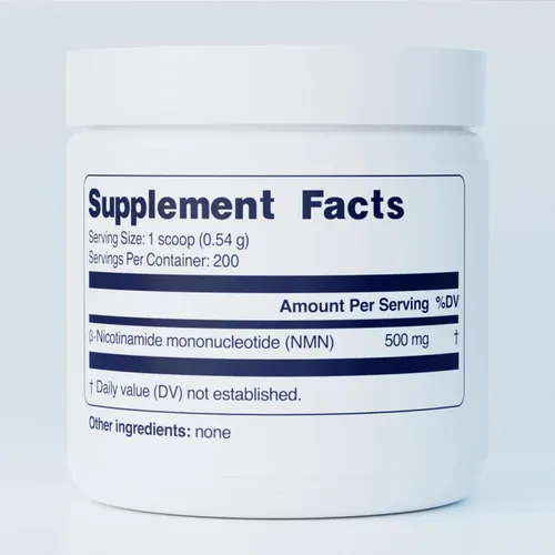 Vista 8 de Simply Nature's Pledge 3.81 oz NMN en polvo, disolución rápida, 500 mg