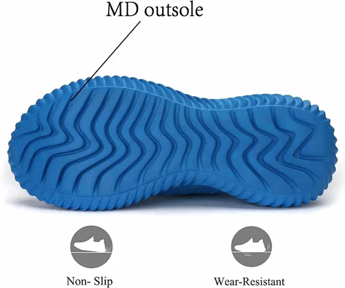 Vista 6 de Socviis Zapatos deportivos para correr para hombre, ligeros, transpirables, de malla