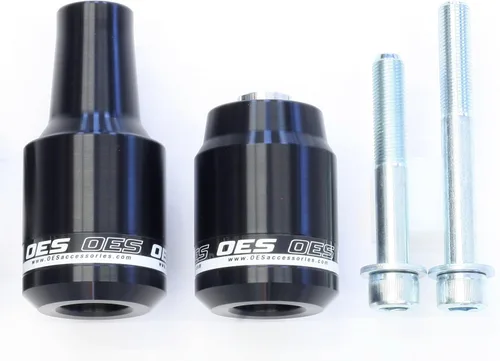 Vista 3 de OES Accessories Deslizadores de marco de marca compatibles con Yamaha FZ-10 MT-10 2017-2025 (rojo)
