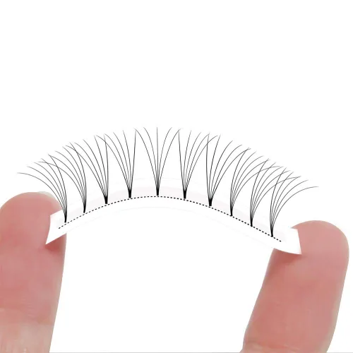 Vista 99 de QUEWEL Extensiones de Pestañas Prehechas en Ventilador, Extensiones de Pestañas Prehechas 3D de 0.07mm de Grosor, Rizado C, 8mm de Volumen