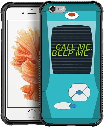 Vista 17 de Funda compatible con iPhone 6/iPhone 6S, consola de juegos azul, diseño de patrón increíble, a prueba de golpes, antiarañazos, carcasa trasera