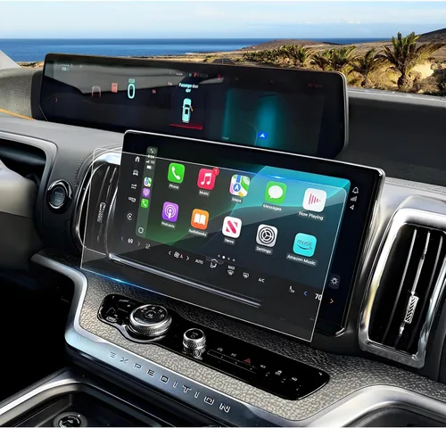 Vista 13 de Protector de pantalla Expedition 2022 2023 2024 para Ford Expedition (King Ranch/Platinum/Limited/Timberline) Pantalla táctil de 15.5 pulgadas