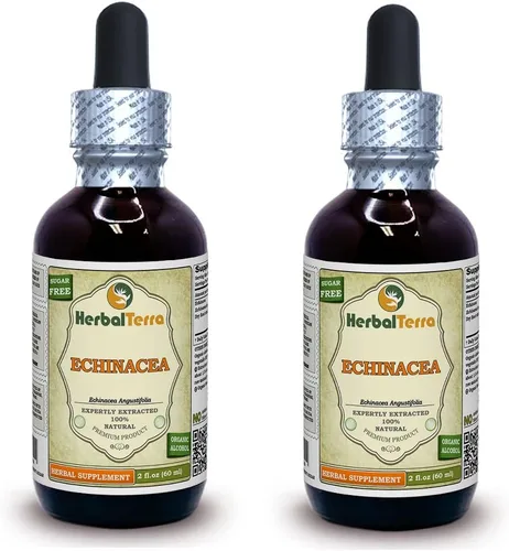 Vista 10 de Tintura de equinácea (Echinacea Angustifolia), extracto líquido de raíz seca, 2 onzas