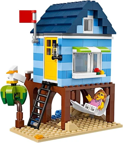 Vista 4 de Juguete para niños de vacaciones en la playa, 31063 Lego Creator