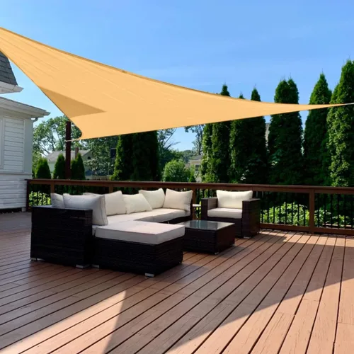 Vista 37 de Quictent Toldo rectangular de polietileno de alta densidad de 6.53 oz, 98% de bloqueo UV, para patio, jardín, cubierta comercial con kit de Marrón