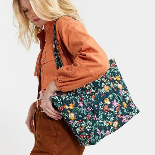 Vista 6 de Vera Bradley Bolso de mano Vera pequeño de algodón