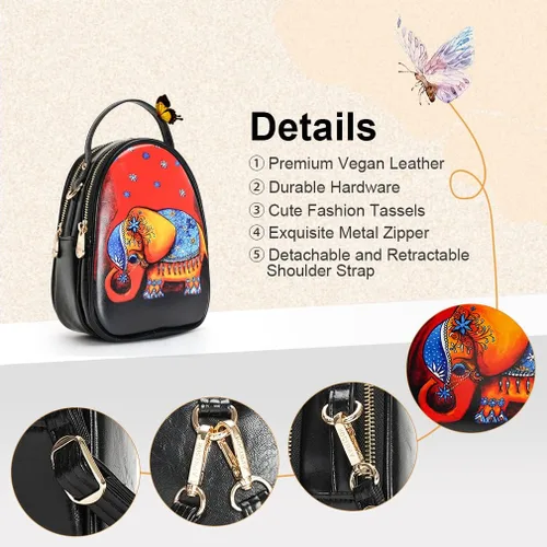 Vista 5 de APHISON Bolsos pequeños de moda, bolso de hombro, bolso cruzado para mujer