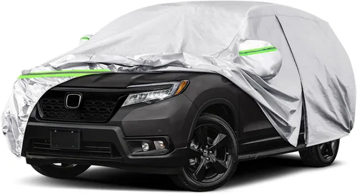 Vista 9 de Funda impermeable para automóvil SUV ajuste personalizado para Honda HR-V 2022-2024, 6 capas para todo tipo de clima, con puerta con cremallera