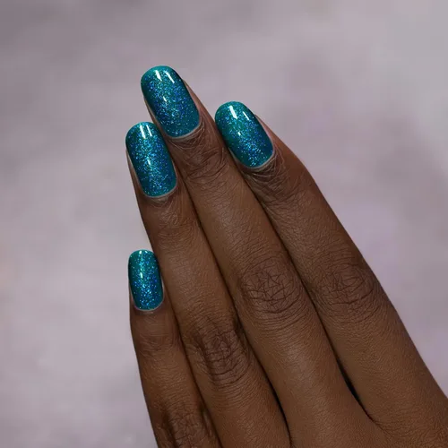Vista 5 de ILNP Good Mornings - Esmalte de uñas holográfico verde azulado radiante