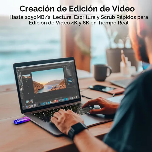 Vista 6 de fanxiang Unidad flash de 256 GB, hasta 2050 MB/s USB 3.2 Gen2 × 2, unidad USB con USB A + tipo C, unidad de memoria USB 2 en 1