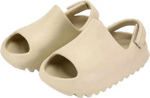 Vista 2 de Sandalias de verano para niños pequeños, sandalias antideslizantes de punta abierta, zapatos de agua antideslizantes para playa y piscina, zapatos