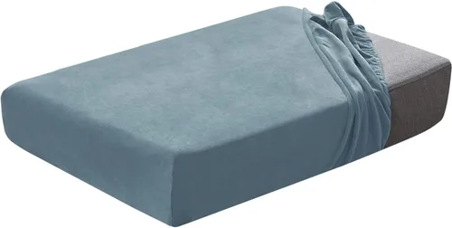 Vista 36 de Juego de fundas de cojín para asiento de sofá, fundas de cojín de terciopelo elástico, repuesto para cojines individuales con tela elástica Aguacate
