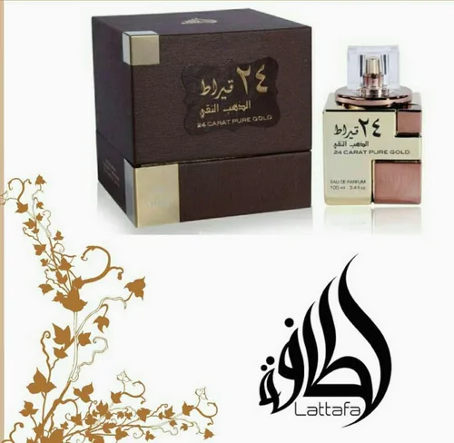 Vista 5 de Lattafa Perfumes Oro puro de 24 quilates para Eau de Parfum en espray unisex, 3.4 onzas