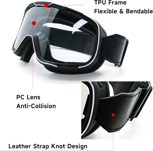Vista 4 de Gafas de sol deportivas fotocromáticas a prueba de viento, compatible con casco resistente a los arañazos, anti-UV