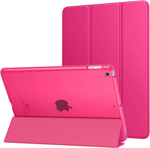 Vista 33 de MoKo Funda para iPad 9.7 2018/2017 de 5ª / 6ª Generación - Funda delgada y ligera con soporte para Smartphone con parte trasera translúcida