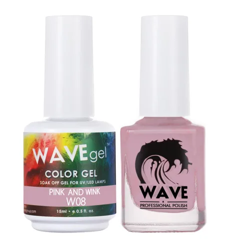 Vista 163 de WAVEGEL - Juego dúo de gel y esmalte de uñas a juego - Colección Simplicity - #P109 Blizzard I 0.5 onzas